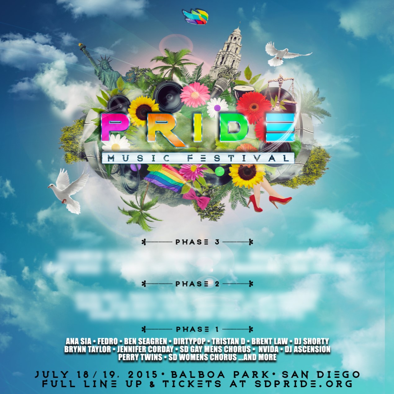 Pride Music Festival Lineup Phase 1 San Diego Pride