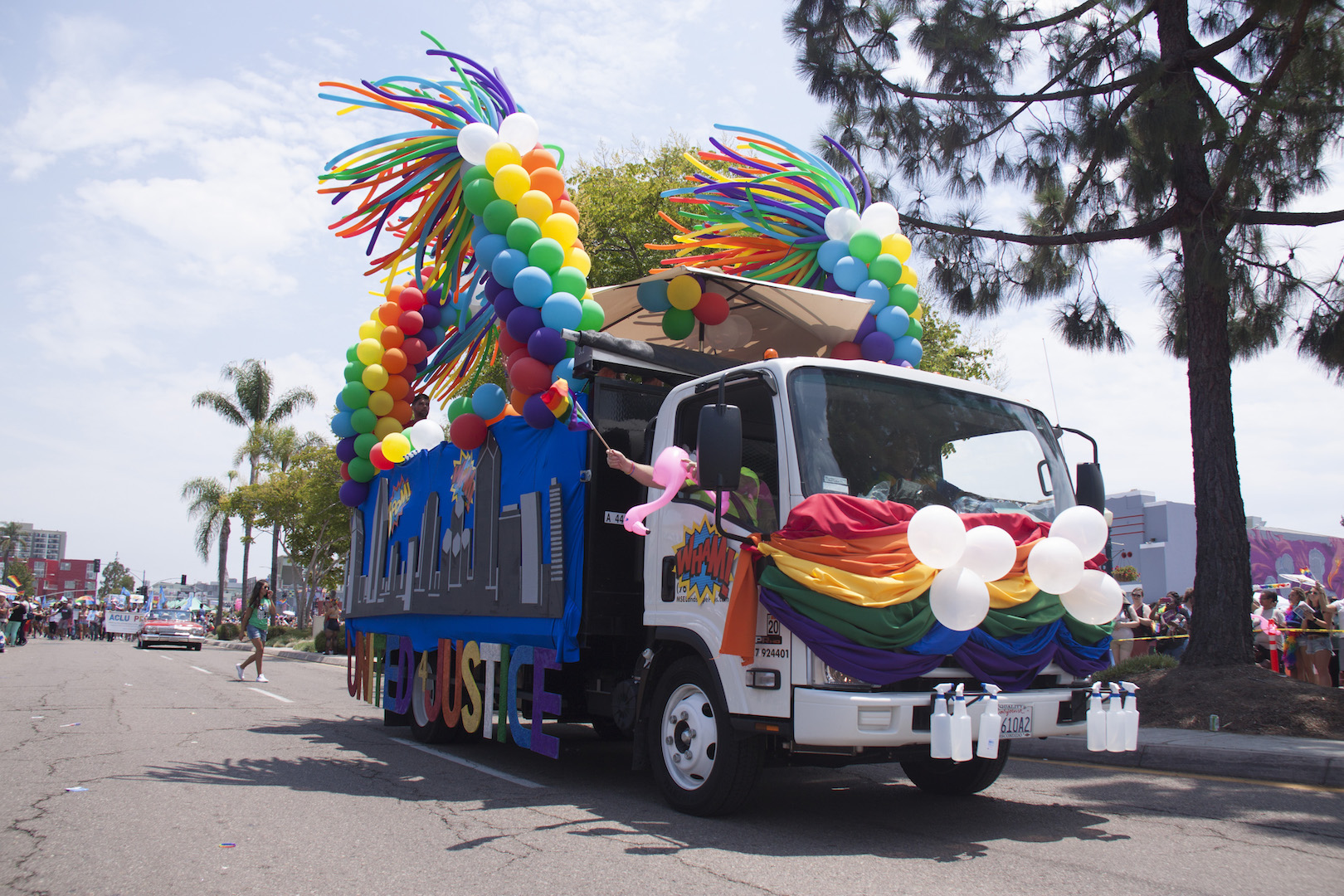 gay pride float