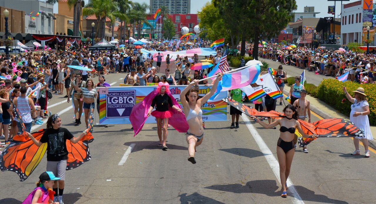 gay pride san diego parade route