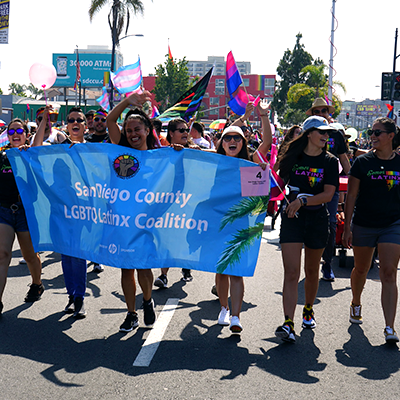 LGBTQ+ Latine Coalition Parade Contingent
