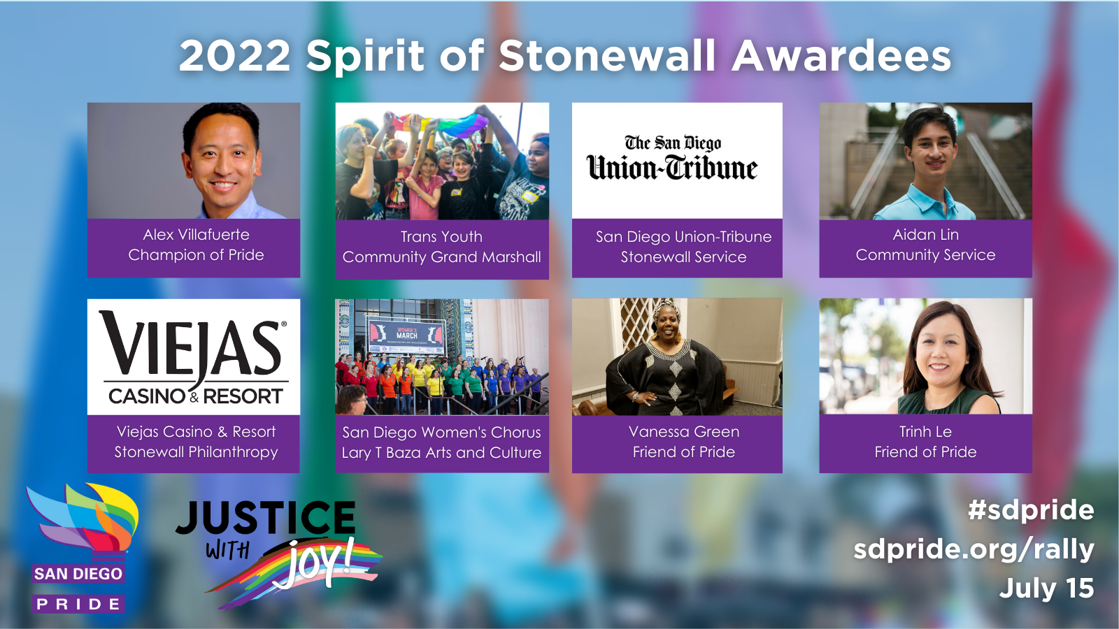 2022 Spirit of Stonewall Awardees (2)
