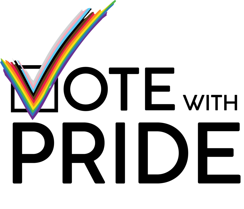 Vote with Pride Logo
