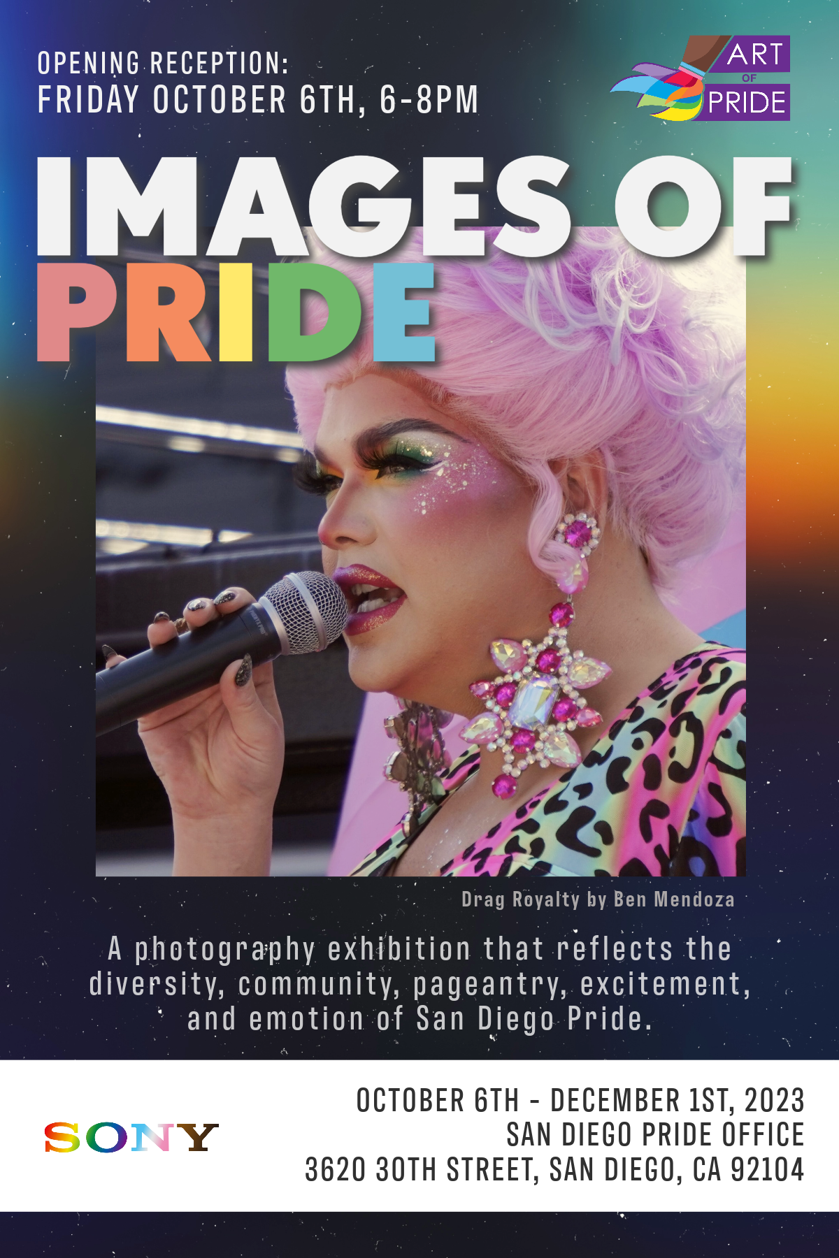 Images of Pride Reception Flyer-Front