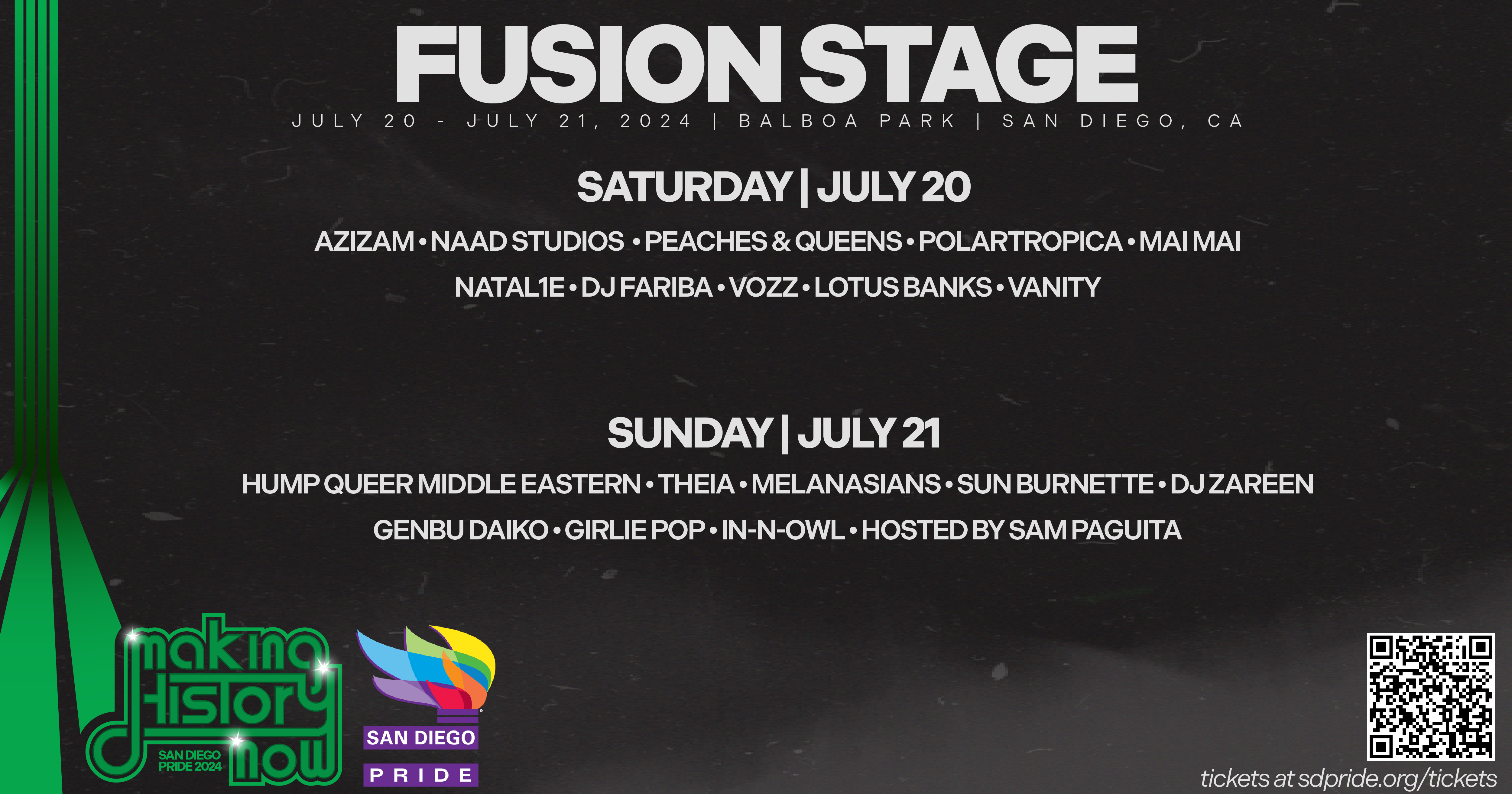 Fusion Stage Lineup FB