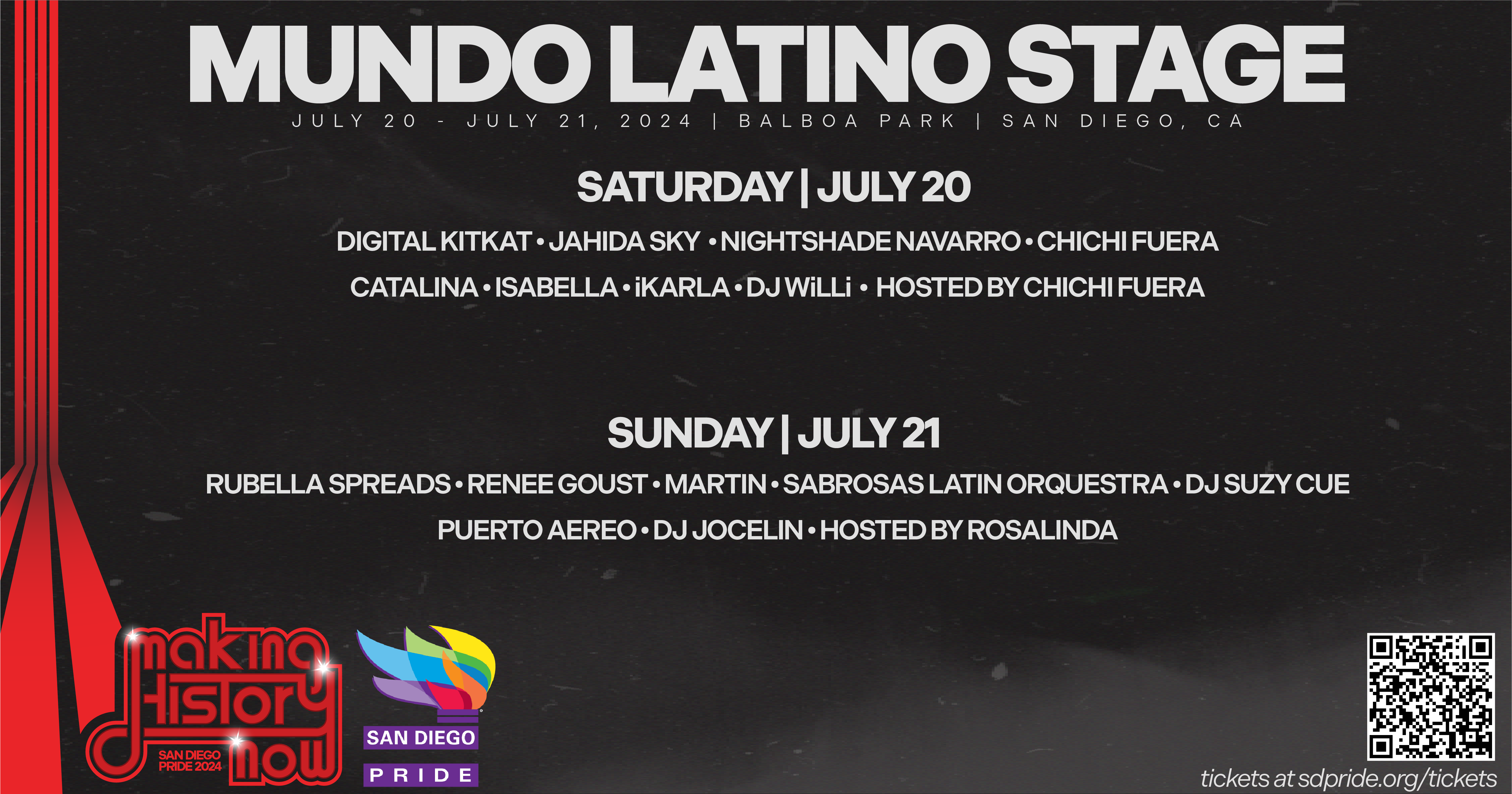 Mundo Latino Stage Lineup FB
