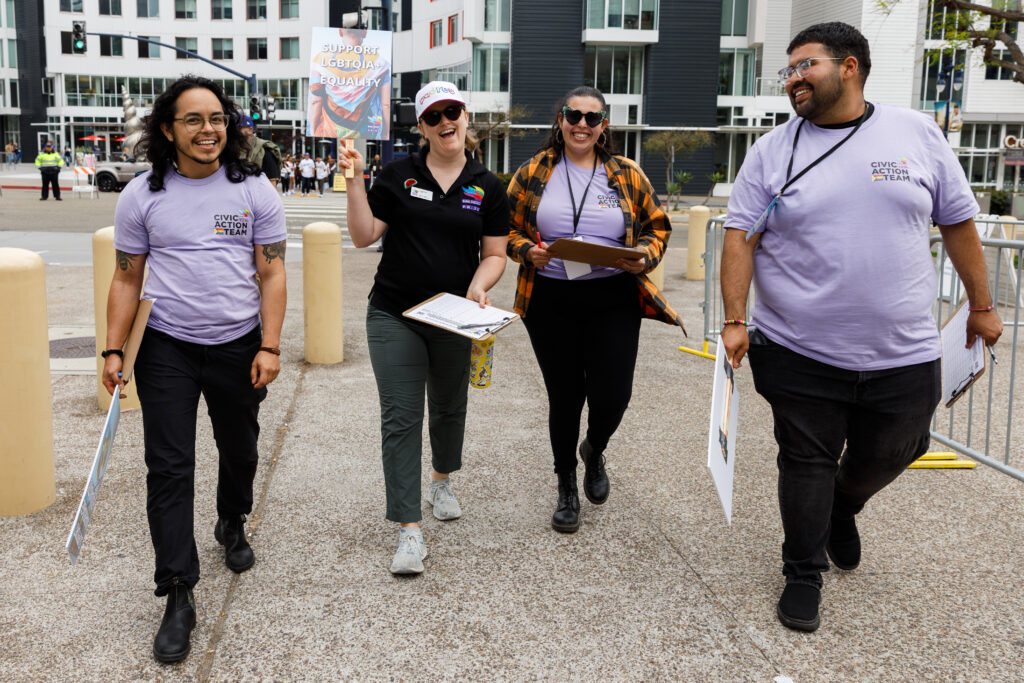 San Diego Pride Volunteer leaders